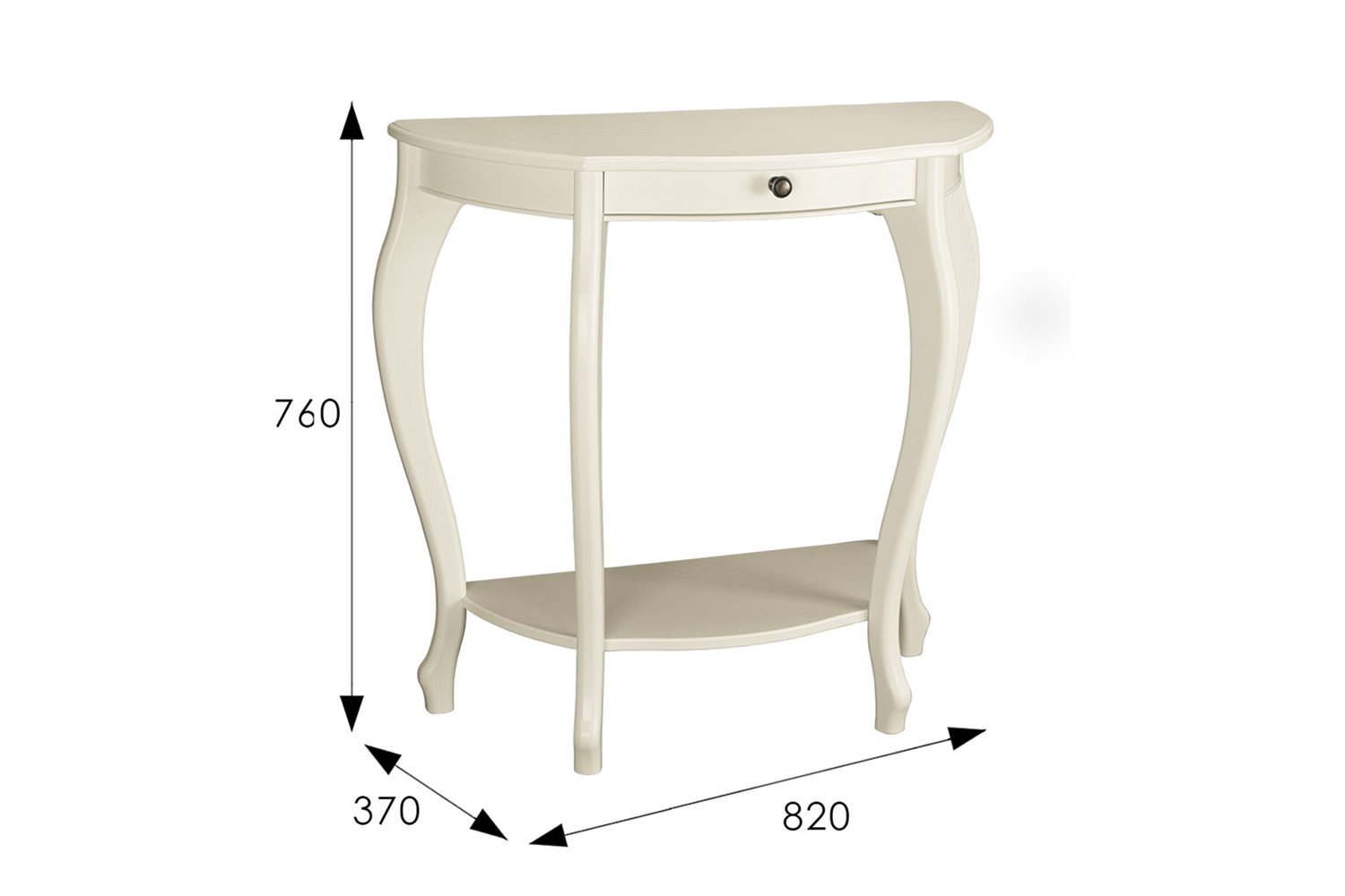 Туалетные столы - изображение №3 "Консоль Элегант с выдвижным ящиком (дуб шампань)"  на www.Angstrem-mebel.ru